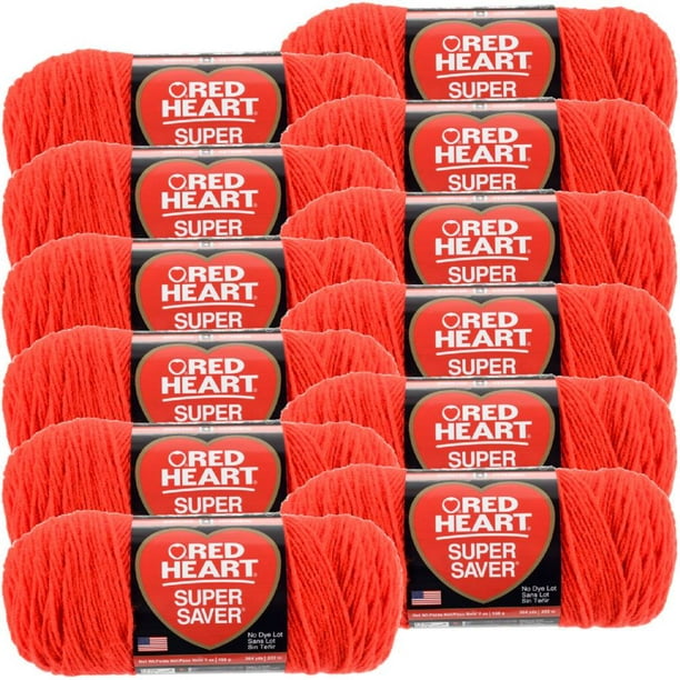 Pink Red Heart Super Saver Yarn Perfect